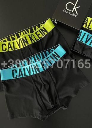 Мужские трусы боксеры calvin klein intennse 3шт3 фото