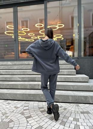 Теплий спортивний костюм жіночий4 фото