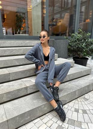 Теплий спортивний костюм жіночий6 фото