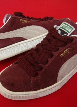 Кроссовки puma suede bardo оригинал натур замша 36-37 размер