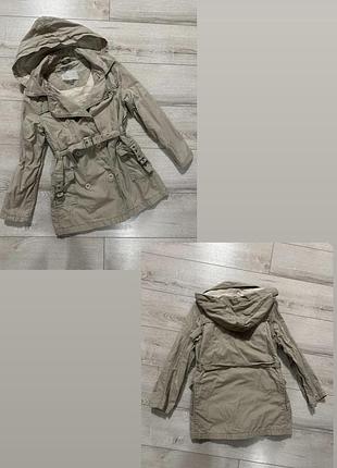 Дитячий зручний стильний плащ тренч