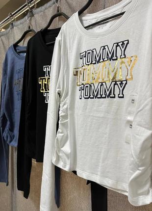 Кофта базовая лонгслив tommy hilfiger2 фото