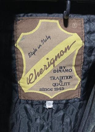 Винтажная кожаная куртка chevignon9 фото