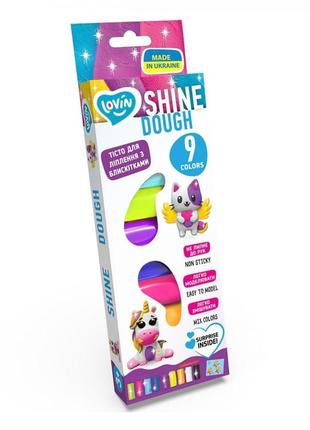 Набор теста для лепки "shine assorted" tm lovin 41198, 6 цветов от egorka