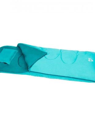 Спальний мішок-ковдра з подушкою bestway 68101 evade 5 turquoise1 фото