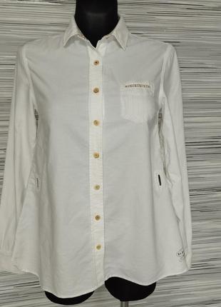 Винтажная белая рубашка от levi strauss &amp; co1 фото