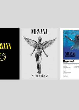 Набор постеров nirvana / нирвана / курт кобейн