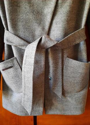Женское  демисезонное шерстяное пальто4 фото