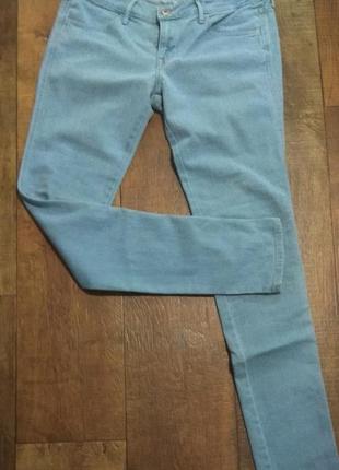 Джинсы голубые скинни  штаны брюки женские 29 s m h&m1 фото