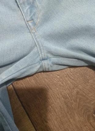 Джинсы голубые скинни  штаны брюки женские 29 s m h&m4 фото