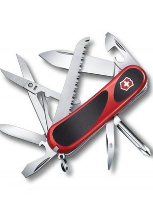 Швейцарський ніж victorinox evogrip 85 мм червоно-чорний (2.4913.c)