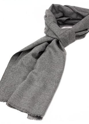 Чоловічий шарф однотонний corze ms1017 сірий