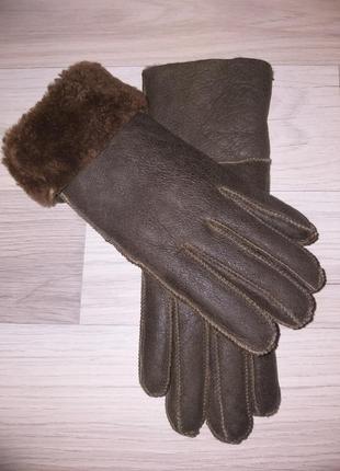 ❗🖤🐑акция🐑 🖤❗ мега-теплые натуральные кожаные перчатки на овчине женские кожаные перчатки на овчине2 фото