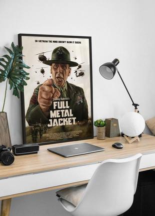 Набор постеров фильмв кубрика: заводной апельсин, цельнометаллическая оболочка,...