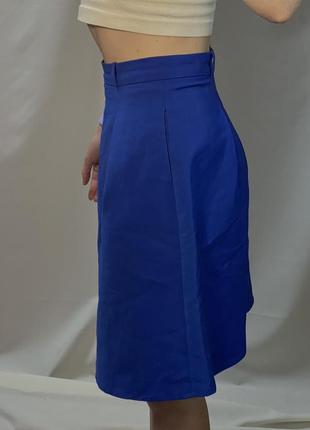 Коттоновая юбка-миди4 фото
