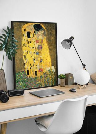 Постер картины поцелуй / густав климт