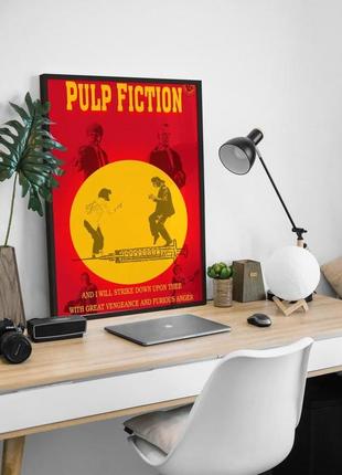 ​постер фільму кримінальне чтиво / pulp fiction (pf4)