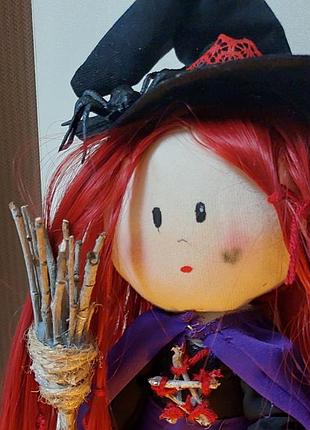 Кукла-ведьма интерьерная