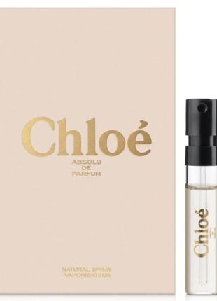 Оригінал пробник chloe absolu de parfum 1,2 ml віала (хлоє абсолу парфум) парфумована вода