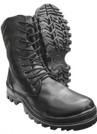 Зимові берці чорні (40-46р), гладка шкіра, якісне хутро|тактичне взуття|краща ціна -якість!