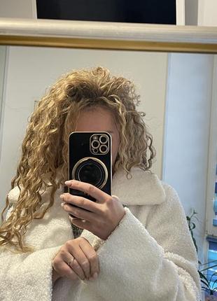 Шуба-пальто тедді