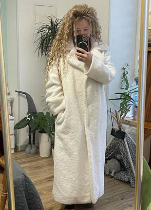 Шуба-пальто тедді