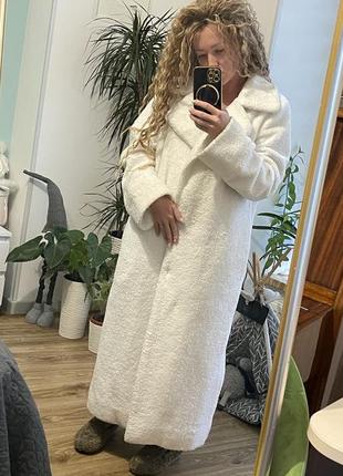 Шуба-пальто тедді