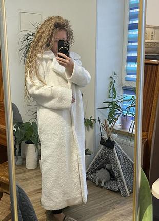 Шуба-пальто тедді