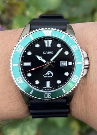 Годинник наручний casio duro mdv-106b-1a3 analog diver8 фото