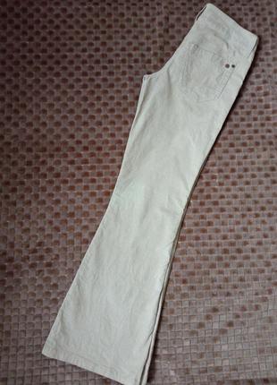Вєльветові штани стрейчові розклєшонні / брюки расклешенные4 фото
