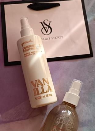 Новинка! ванільне молочко для тіла vanilla milk victoria's secret виктория сикрет вікторія сікрет pink оригінал2 фото