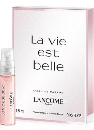 Оригинал пробник lancome la vie est belle 1,5 ml виала ( звеном ла вы ост бель )