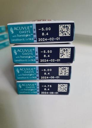 Контактные линзы acuvue® oasys with transitions5 фото