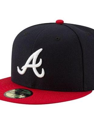 Оригинальная кепка с прямым козырьком  new era atlanta braves  59fifty