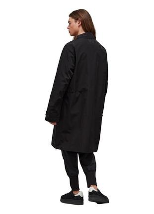 Класичне чоловіче  демісезонне / осіннє / весняне нейлонове автомобільне пальто adidas y-3 yohji yamamoto dorico nylon car coat  l xl розмір5 фото