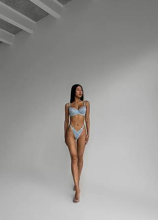 Нежный комплект женского белья4 фото