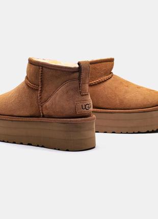 Уггі ugg women's classic ultra mini platform bootie2 фото