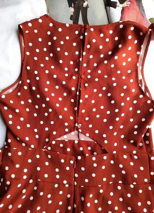 Сукня міді модна стильна шикарна в горошек на поясі від lipsy7 фото