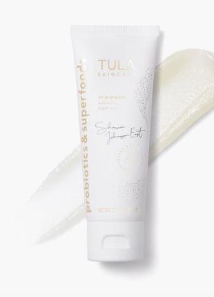 Скраб для обличчя з пробіотиками tula skincare so pumpkin exfoliating sugar scrub4 фото