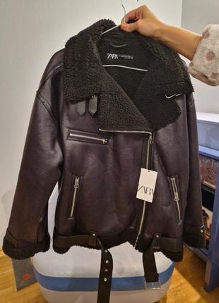 Куртка дубленка zara