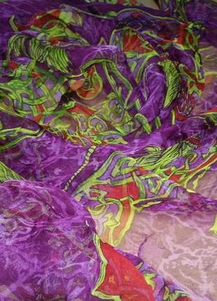 Нежный, невесомый шифоновый платок , 83х837 фото