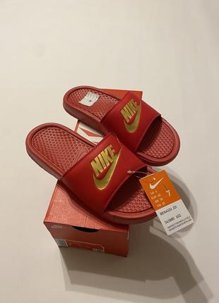 Новые оригинал тапочки nike1 фото