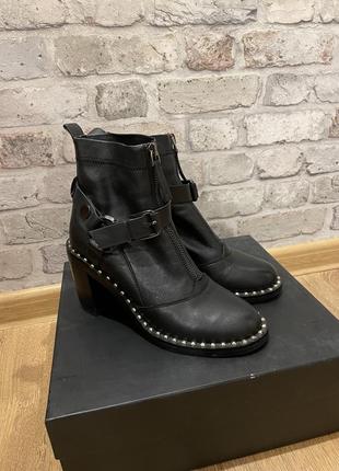 Кожаные ботинки preppy, 36р (23,5)