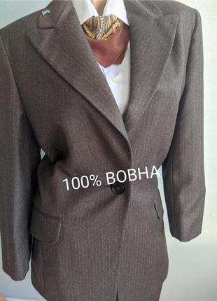 Костюм із 100% натуральної вовни, genny, італія