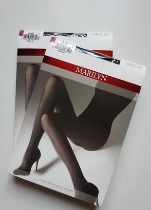 Женские матовые колготки 40 ден marilyn3 фото