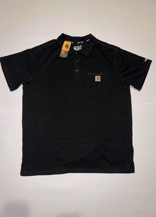 Поло, тенниска, батник carhartt force relaxed fit midweight short-sleeve pocket polo3 фото