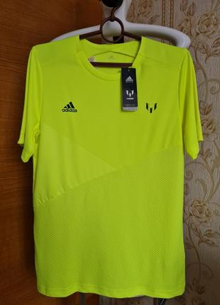 Неонова футболка adidas messi dv1322