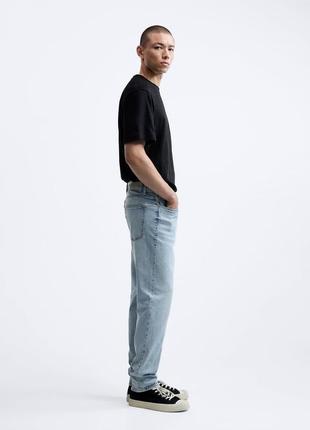 Нові zara з біркою джинси джинсы прямі широкі прямі широкі оверсайз4 фото