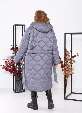 Зимове пальто жіноче, є великі розміри, якість супер4 фото