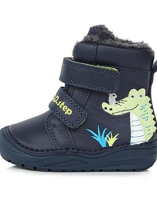 Зручні зимові шкіряні черевики d.d.step